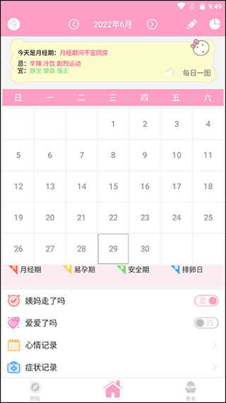 月经期安全期管家app