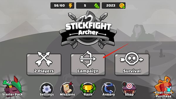 激斗弓箭手游戏(Stickfight Archer)