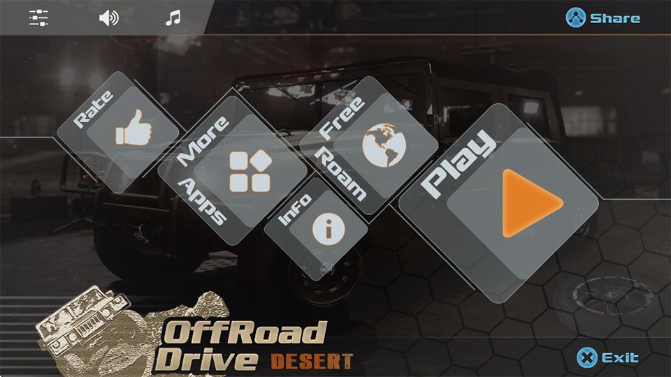 越野沙漠驾驶手机版(OffRoad Drive Desert)